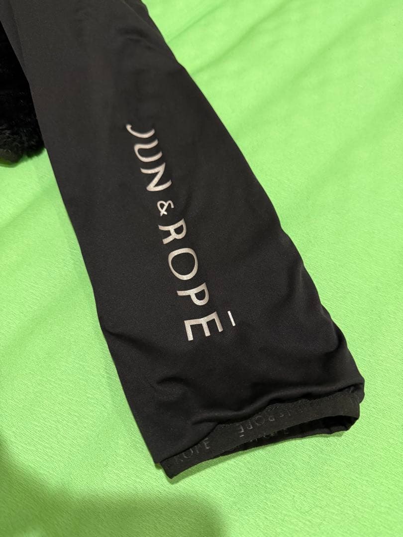 JUN&ROPE フェイクファーブルゾン 黒