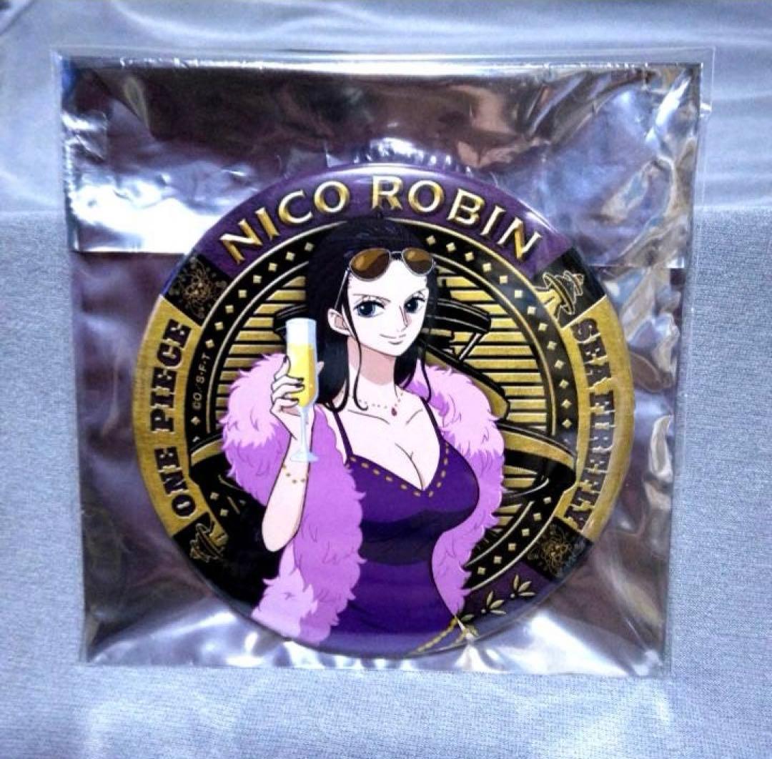 ONEPIECE アニメ20周年 限定缶バッジ ニコ ロビン