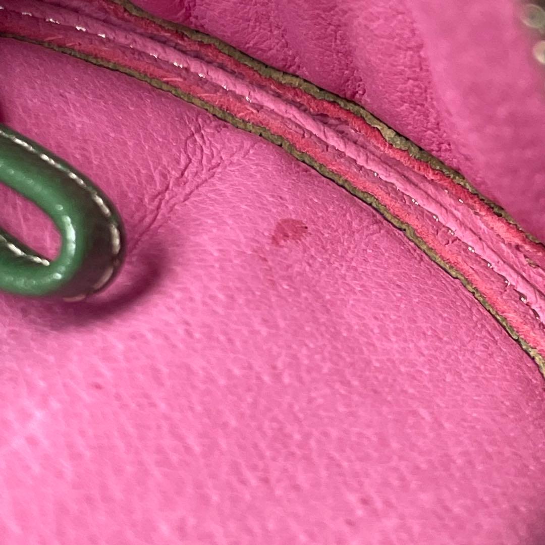 IBIZA イビサ　ポーチ　小銭入れ　スイカ　レザー　ケース　フルーツ