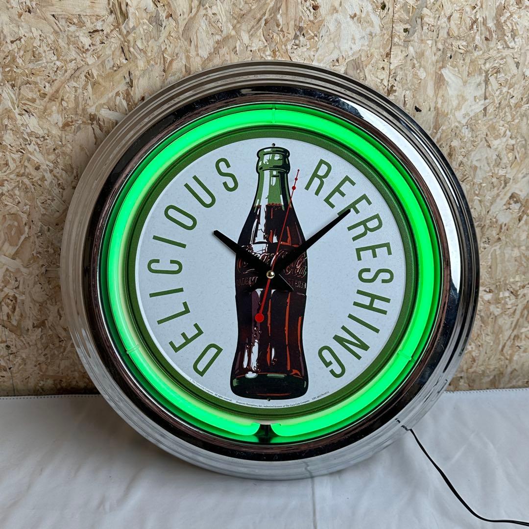 コカ・コーラ ネオン クロック レトロ 壁掛時計 アンティーク