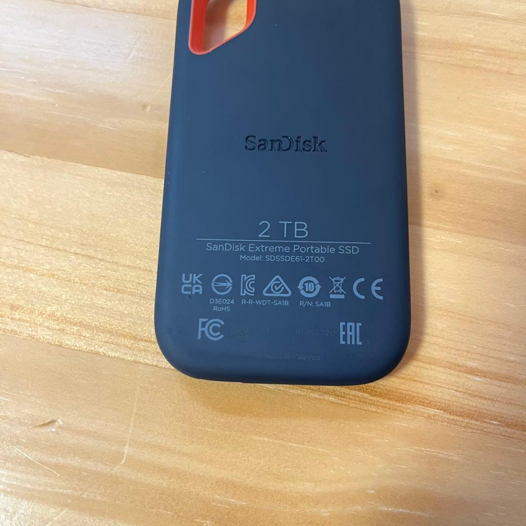 SanDisk SSD 外付け 2TB