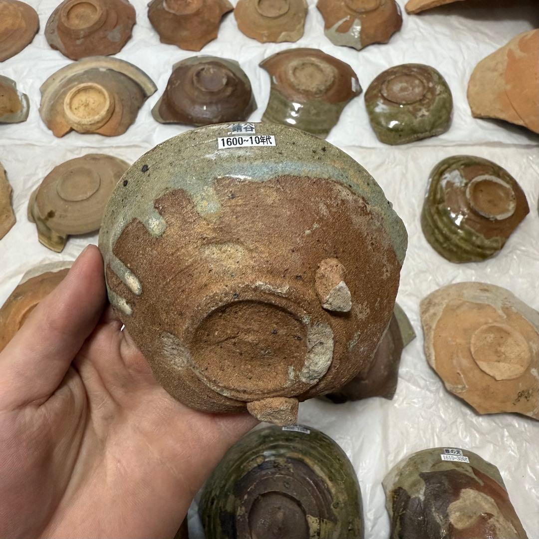 古唐津 陶片46点 原明窯 山瀬窯 小森谷窯 阿房谷窯 錆谷窯など まとめ売り