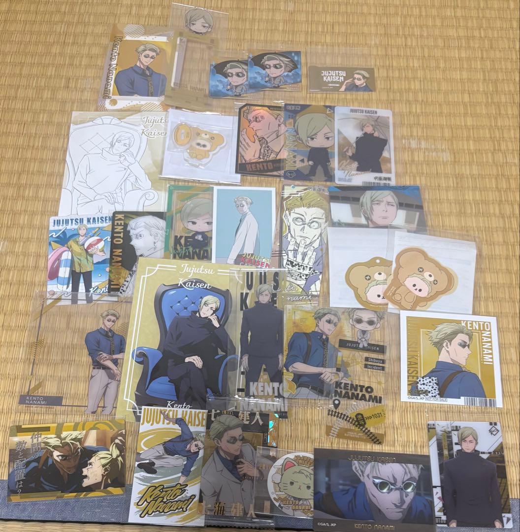 七海建人 ぬいぐるみ 缶バッジ 紙類 112点セット