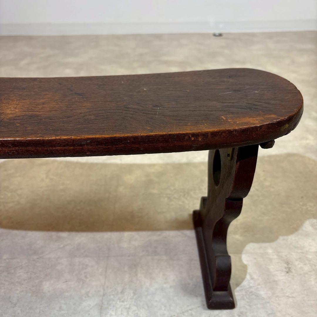 天然木 脇息 時代 木製 肘置 肘掛 将棋 囲碁 料亭 和家具 旧家蔵出