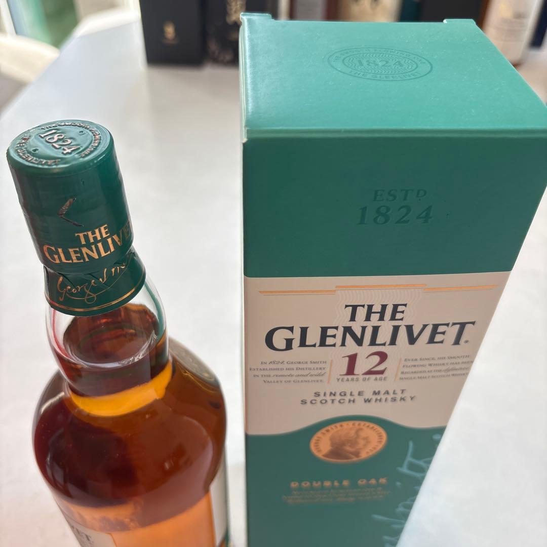 グレンリベット12年　カリビアン　シングルモルトウイスキー　2本セット