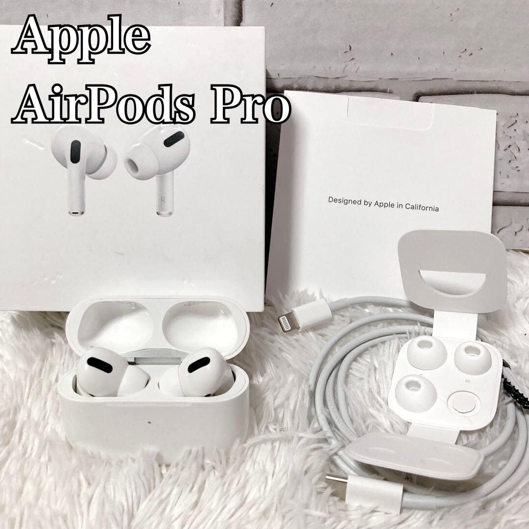 【美品】 Apple AirPodsPro 純正品 第一世代 本体 ケース付