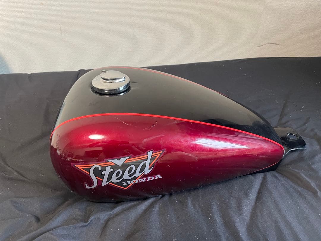 Honda Steed タンク 赤/黒