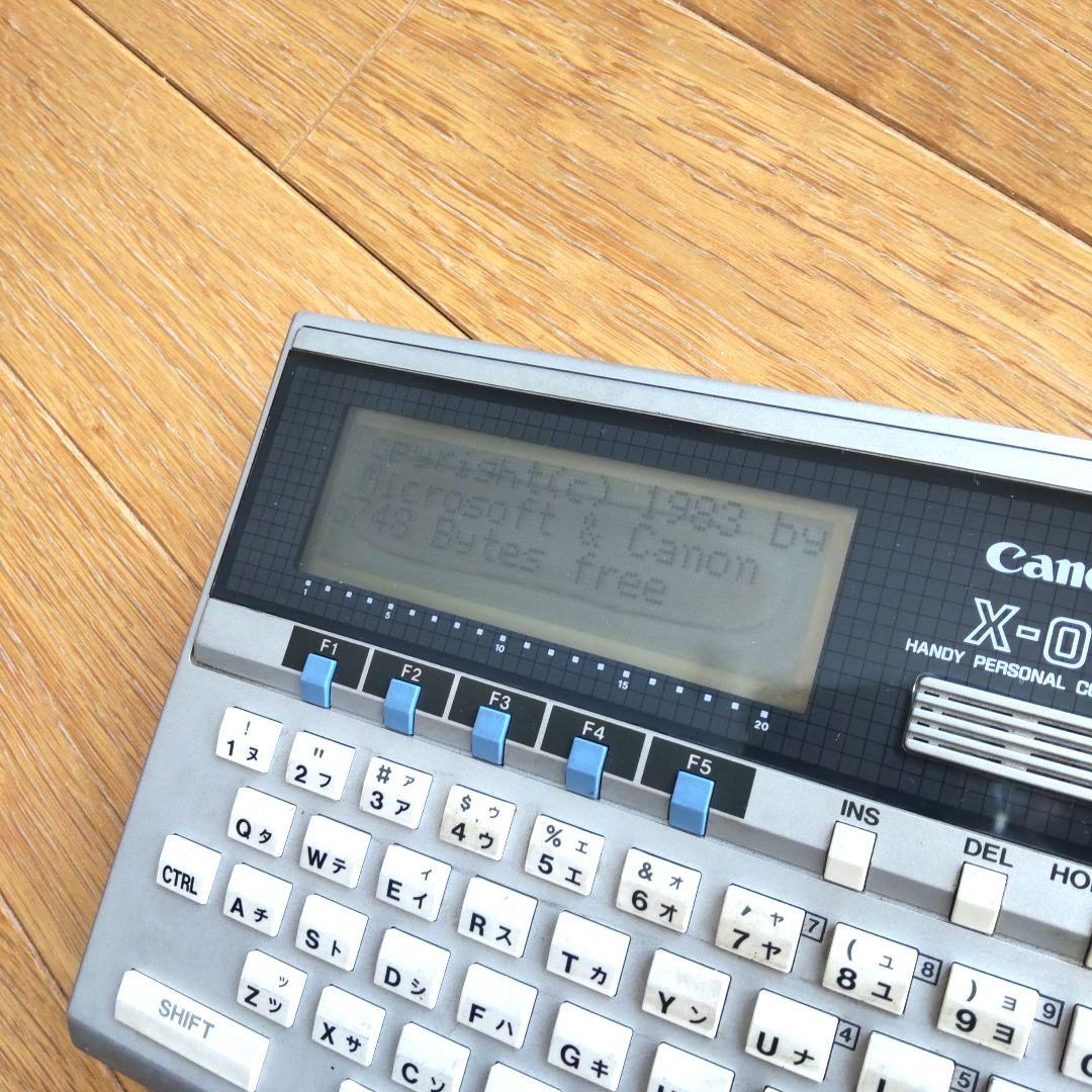 Canon キヤノン ハンディパーソナルコンピューター X-07 + プリンター