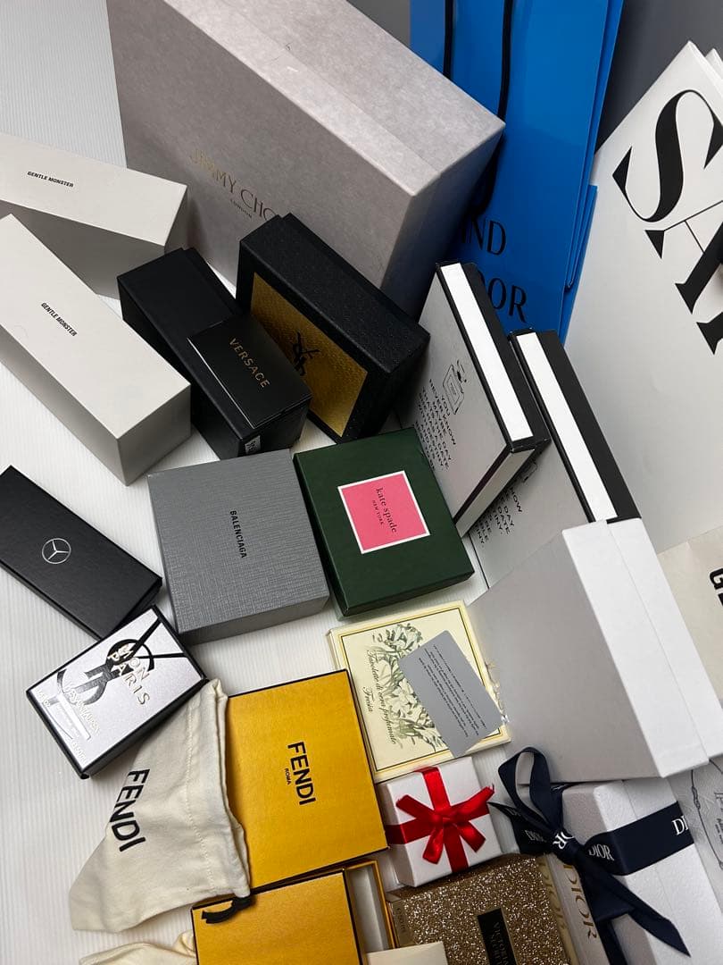 FENDI DIOR VERSACE その他空箱、ショッパーなど まとめ売り