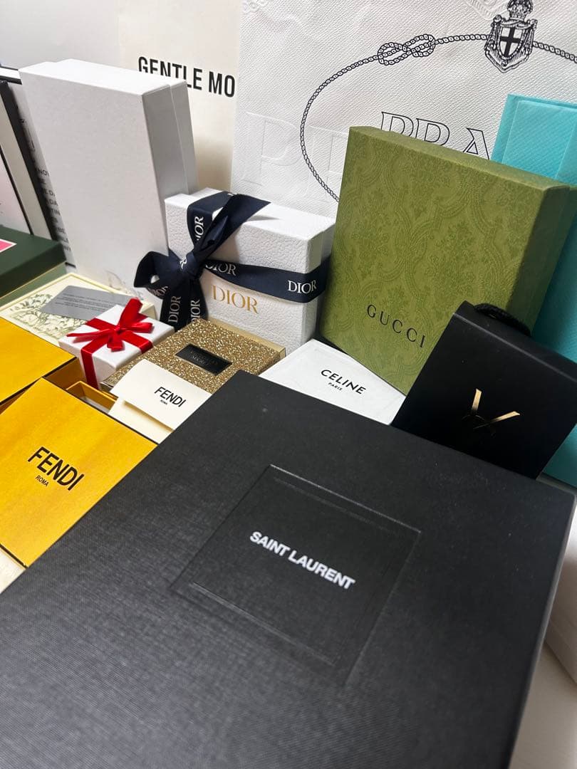 FENDI DIOR VERSACE その他空箱、ショッパーなど まとめ売り