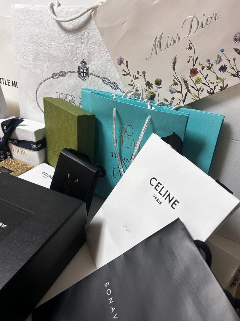 FENDI DIOR VERSACE その他空箱、ショッパーなど まとめ売り