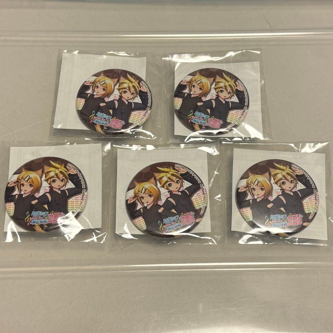 鏡音リン 鏡音レン 缶バッジセット