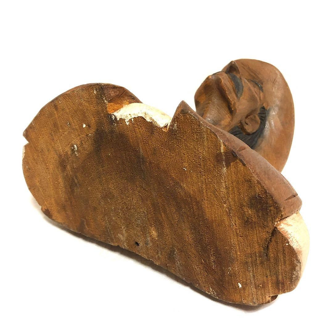 ■ビンテージ ディスプレイ■ウエスタン ガンマン■木彫り■アメリカ製■