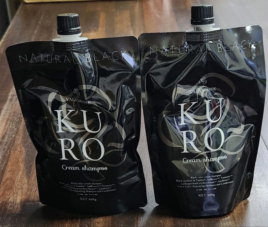 KURO カラーシャンプー 　ナチュラルブラック　2個セット