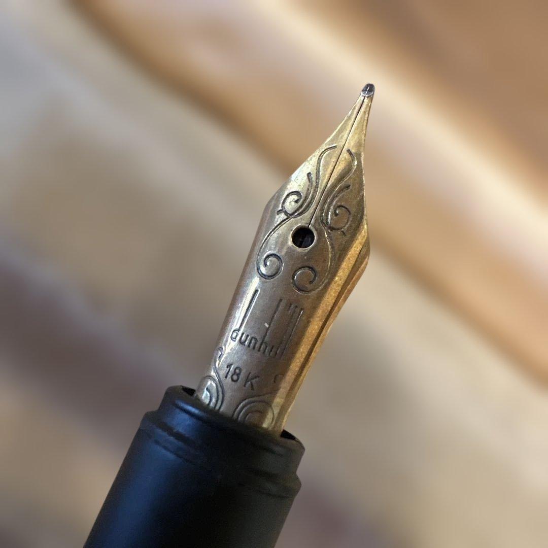 Dunhill 万年筆 ペン先750 18K刻印