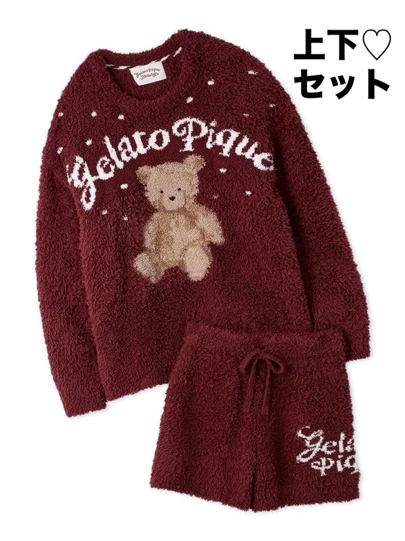 【HOLIDAY】ジェラートスノーベア プルオーバー＆ショートパンツ