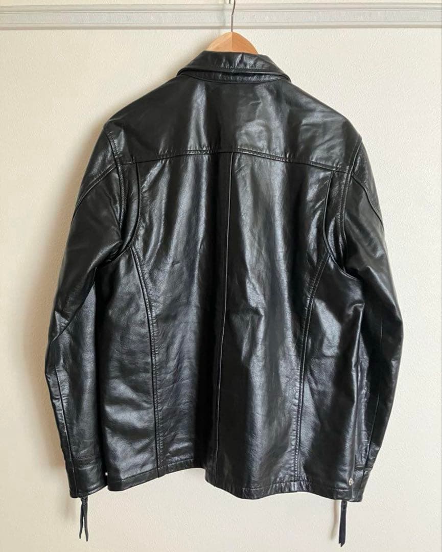 NEIGHBORHOOD バッファローレザー シングルライダース ジャケット