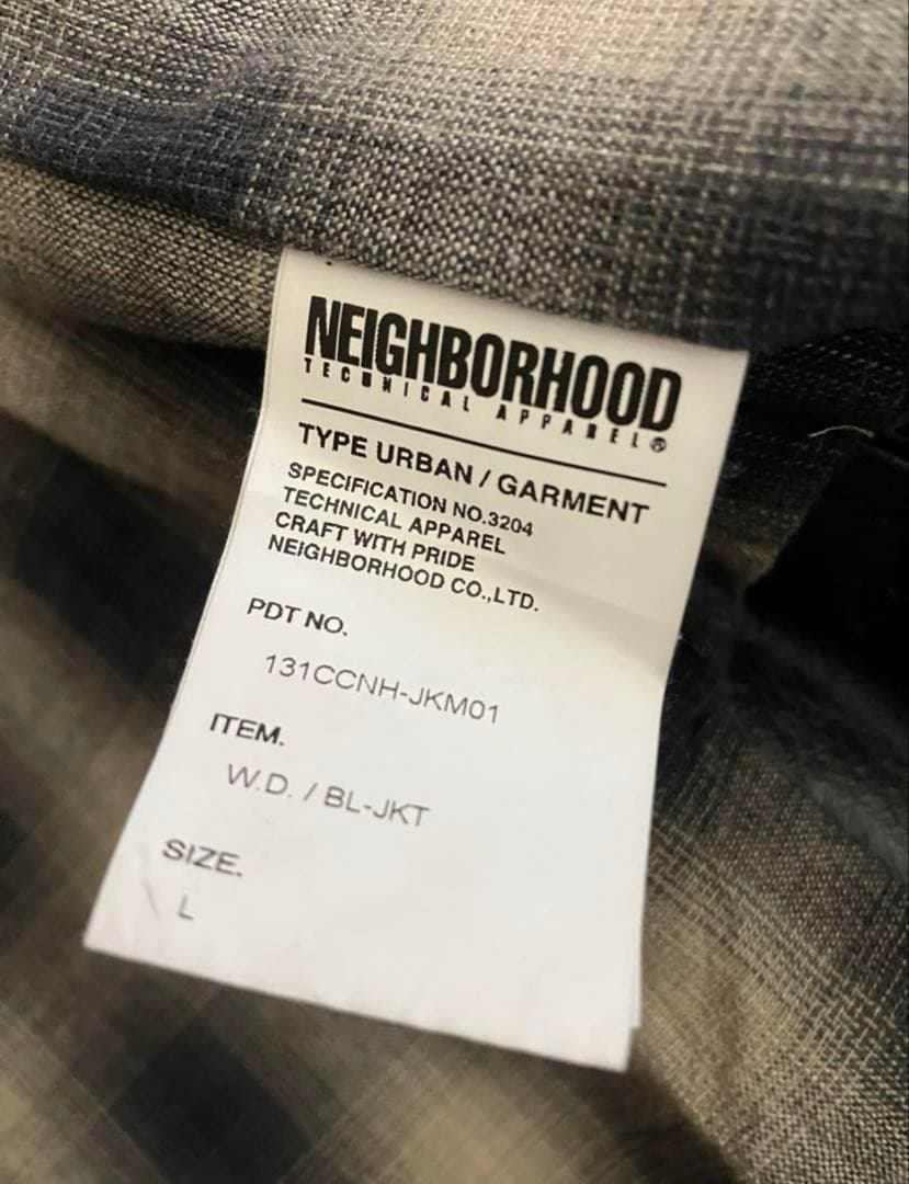 NEIGHBORHOOD バッファローレザー シングルライダース ジャケット