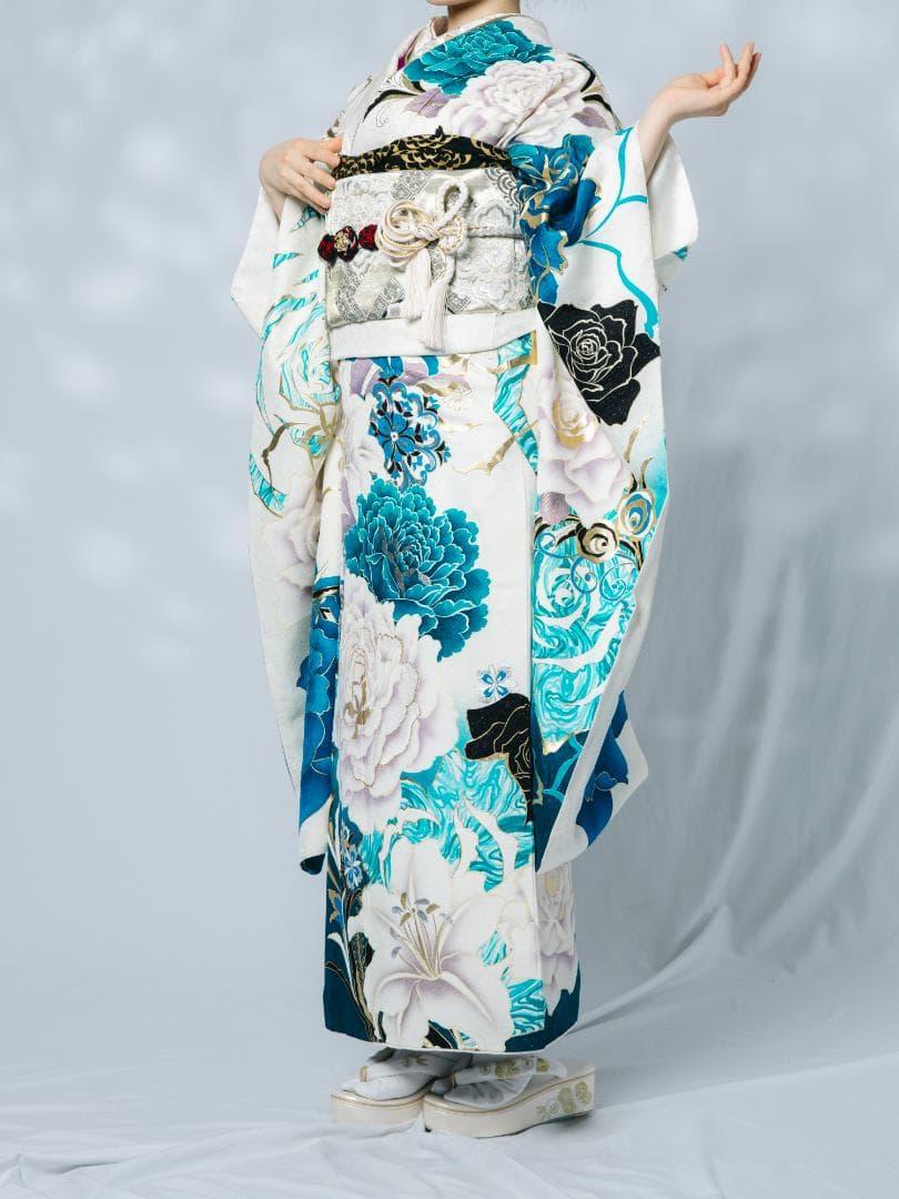 ♡Ⅴプロフ必読!!さま 専用≪美品≫正絹　振袖・長襦袢・帯のみ