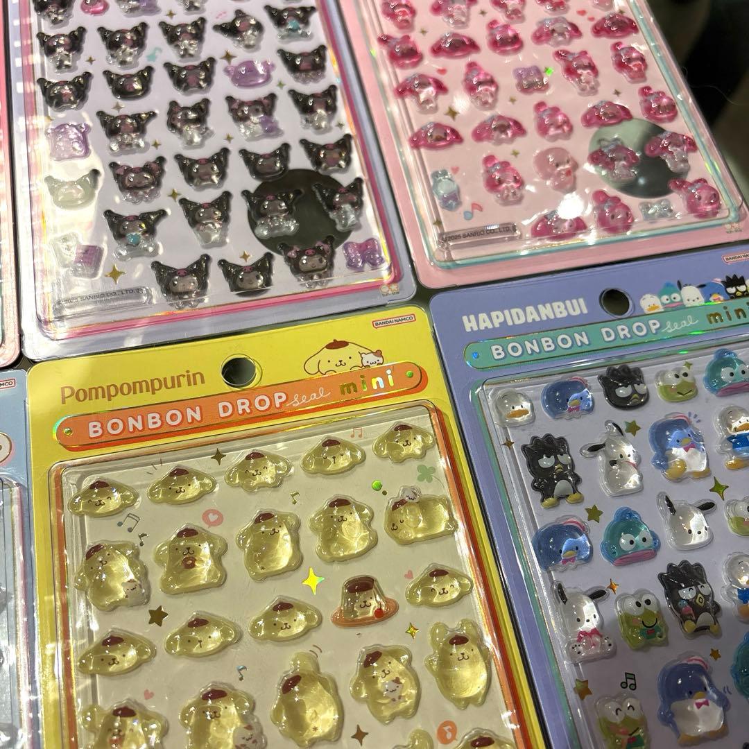 ボンボンドロップシール　サンリオ　ミニ