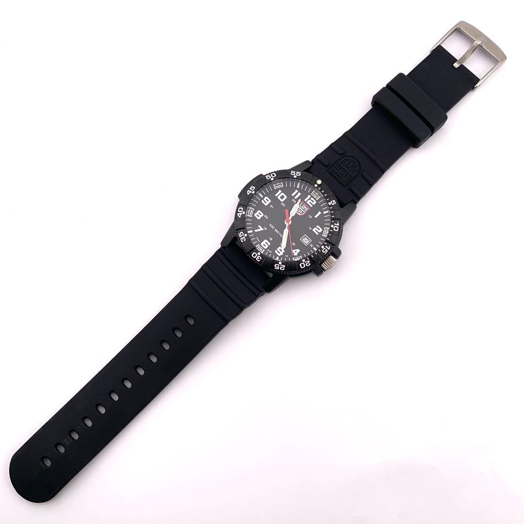 7-4914 LUMINOX 0320 クォーツ 100M腕時計 ブラック