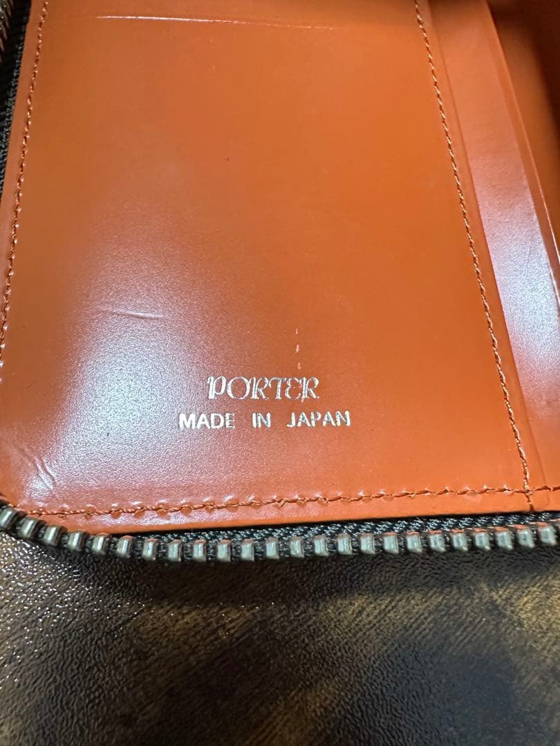 POTER GLASS LEATHER WALLET ポーター