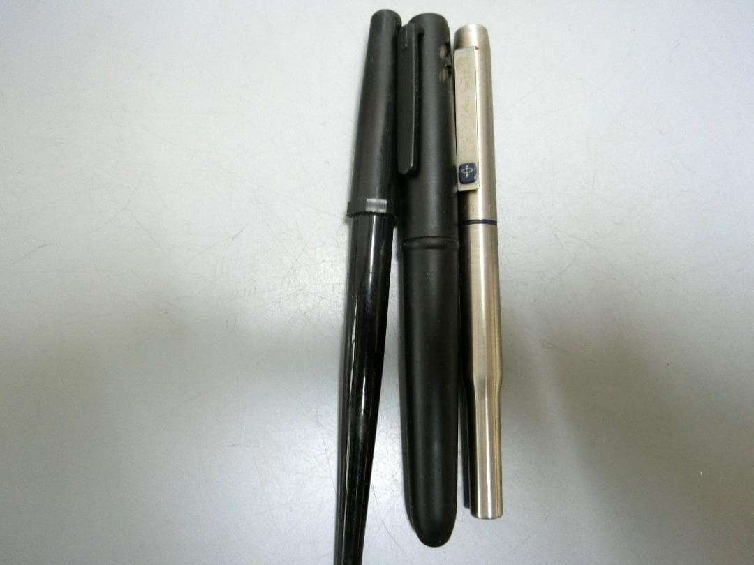 筆記用具！【万年筆　3種類　パーカー　MBP　パイロット】★インク入　水滴　矢立
