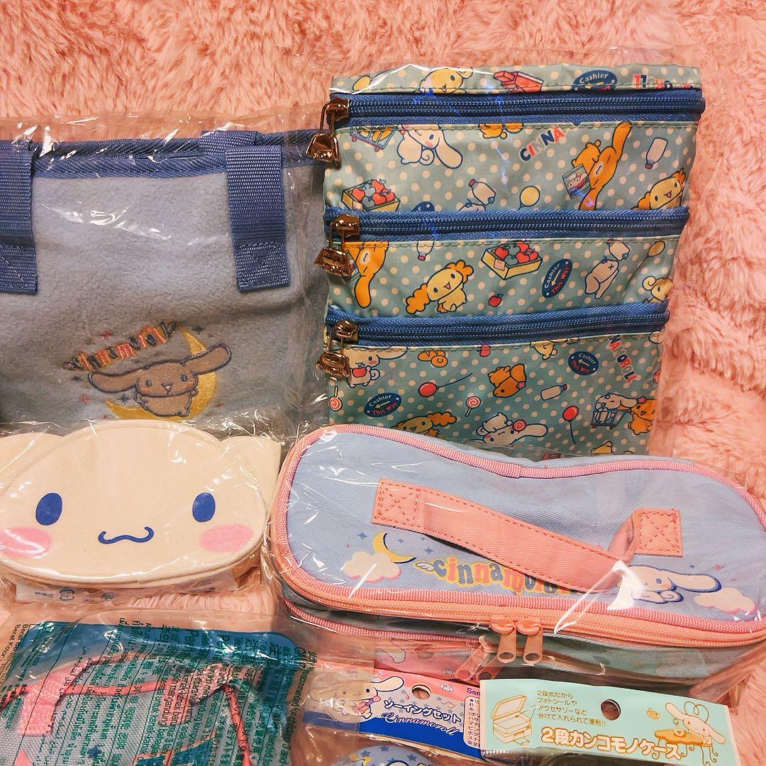 希少レア　シナモロール　平成レトロ　まとめ売り　バッグ　ポーチ　缶　2003~5