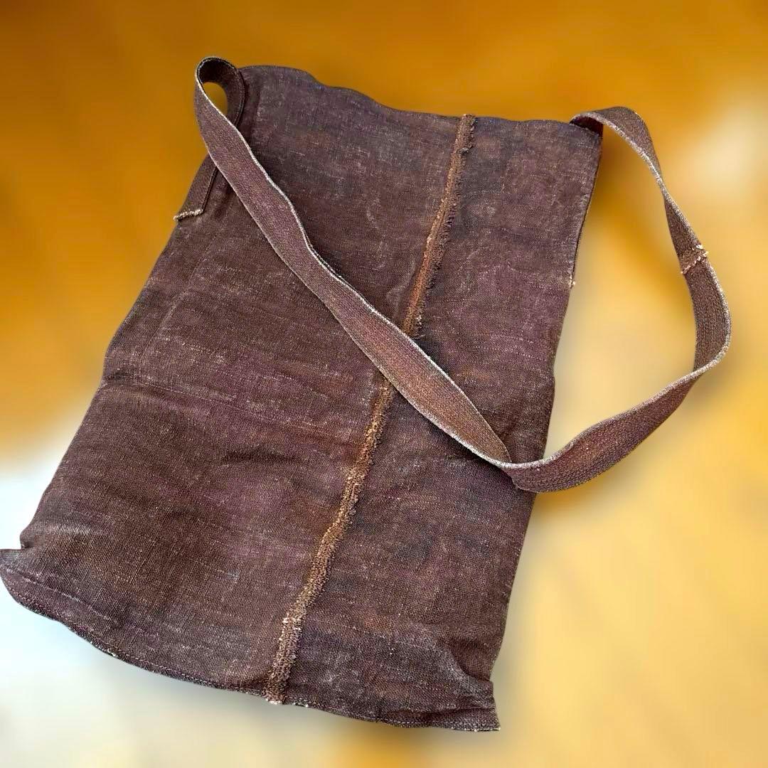 冨沢恭子　柿渋　ショルダーバッグ