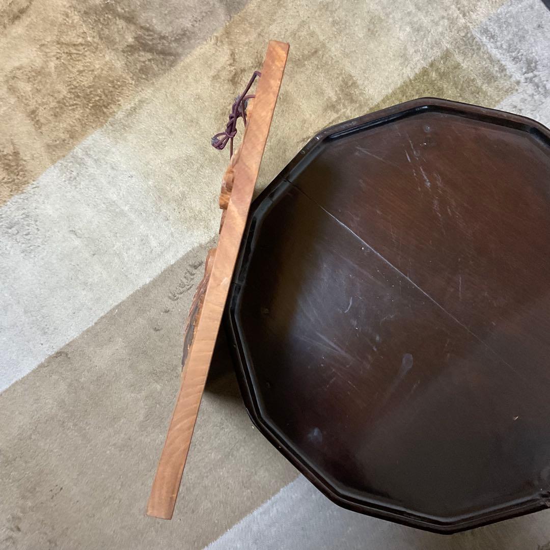 けやきの木彫額『鶴の巣篭もり』作家への注文品