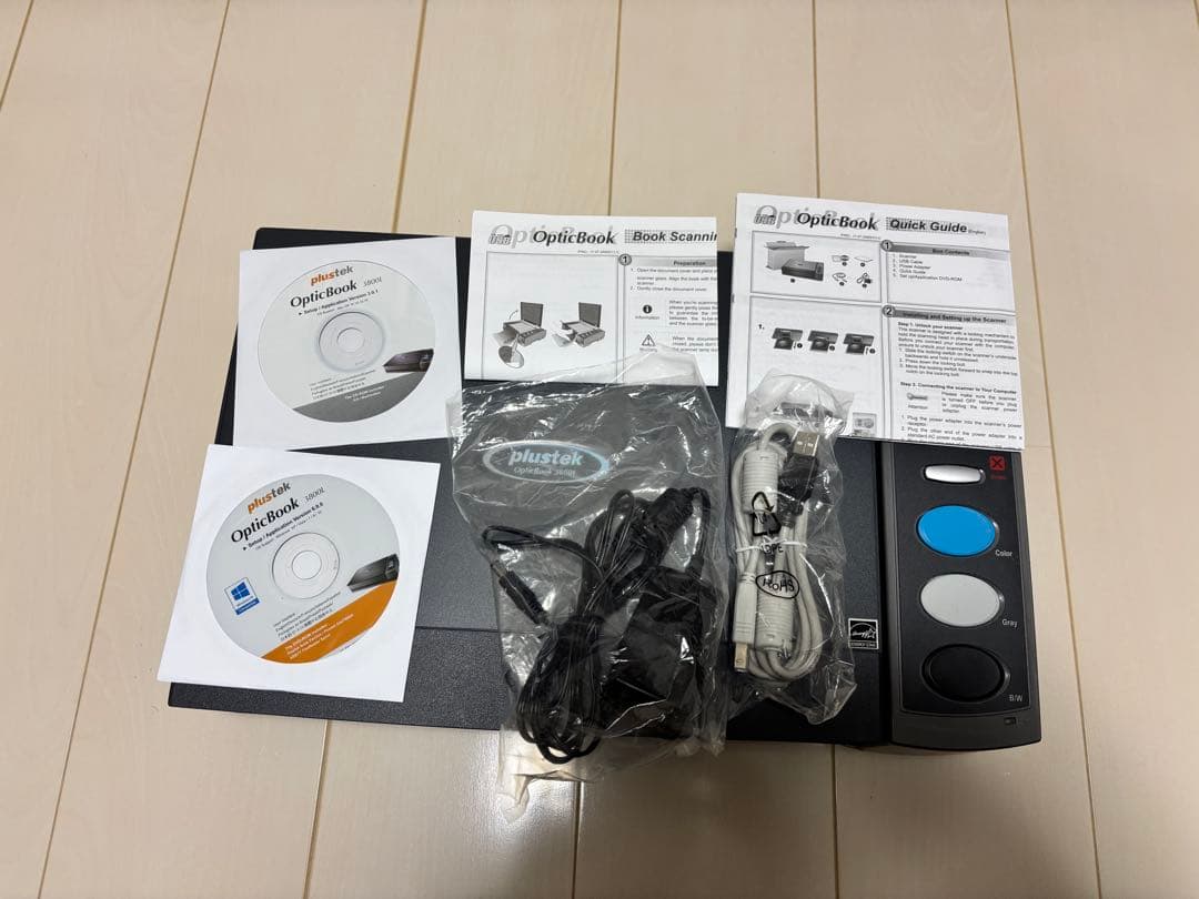 Plustek OpticBook 3800L 動作確認済 ブックスキャナ