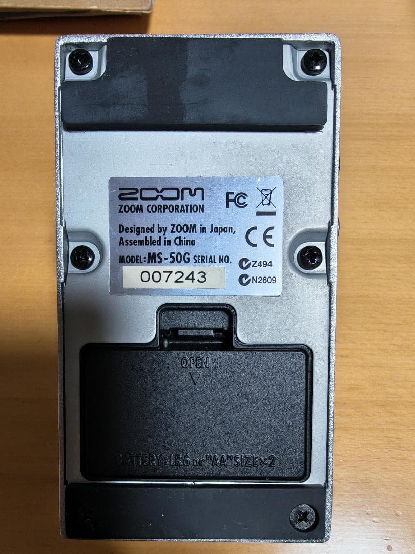 ZOOM MS-50G マルチストンプ マルチエフェクター
