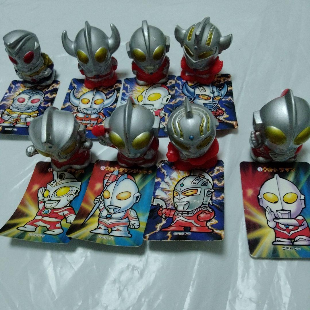 ウルトラシリーズ指人形1992カード付　4点 ウルトラマン セブン Ａ　ジャック