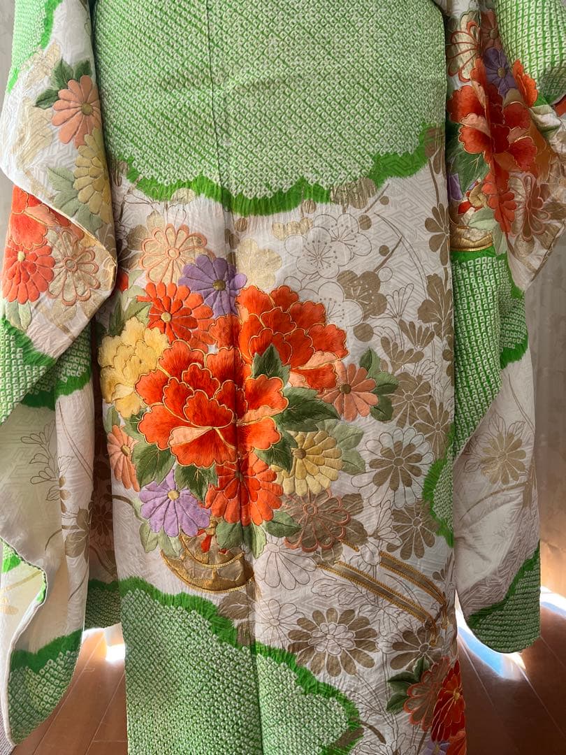 振袖5点セット(振袖、帯、帯揚げ、帯締め、長襦袢)