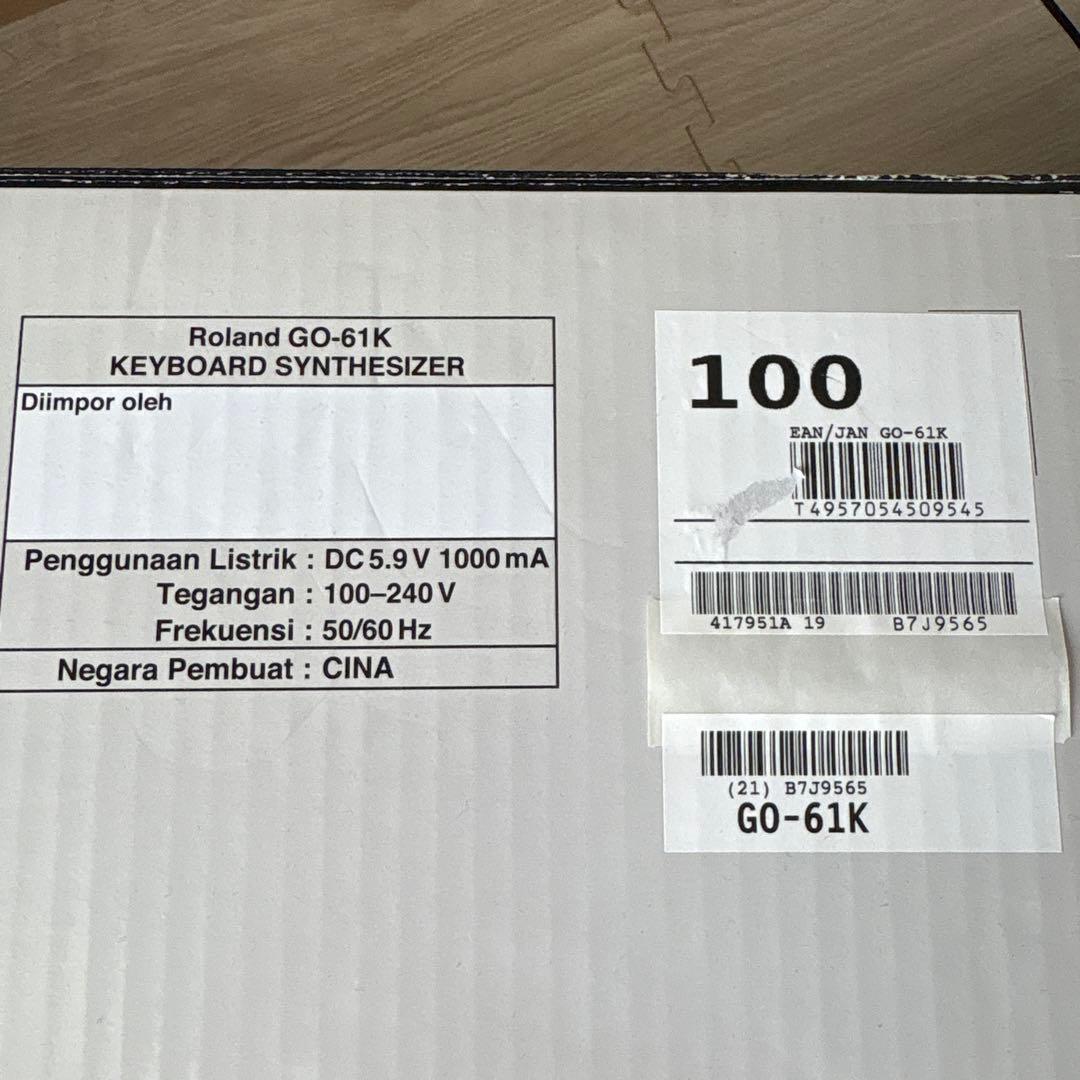Roland GO-61（GO:KEYS 61鍵）