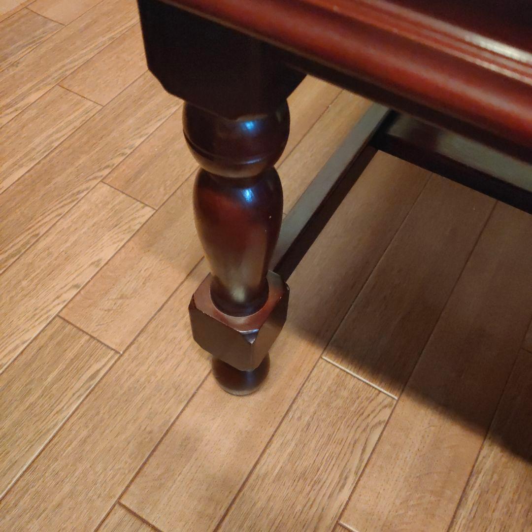 大理石風天板のビンテージテーブル