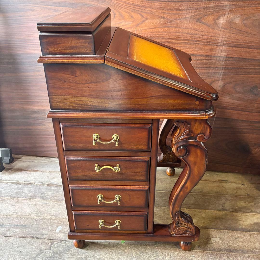 アンティーク調 ミニドレッサーチェスト 鏡台 マホガニー 英国