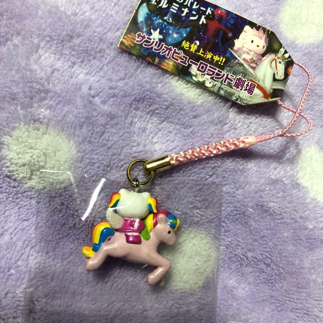 キティ根付け　非売品　激レア レインボーユニコーン