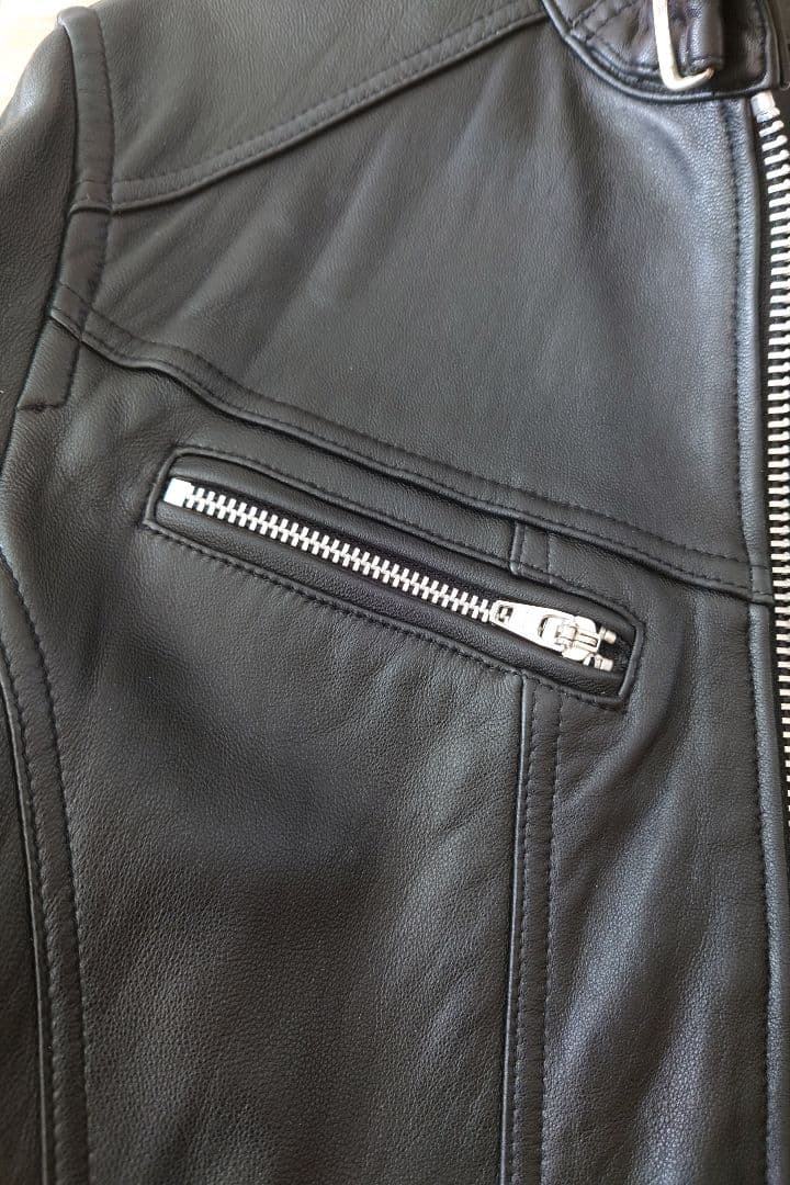 JACKROSE ラムレザー シングルライダースジャケット　サイズ4