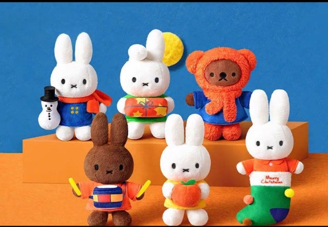 ミッフィー　miffy ぬいぐるみ　マスコット　クリスマスシリーズ　プレゼント