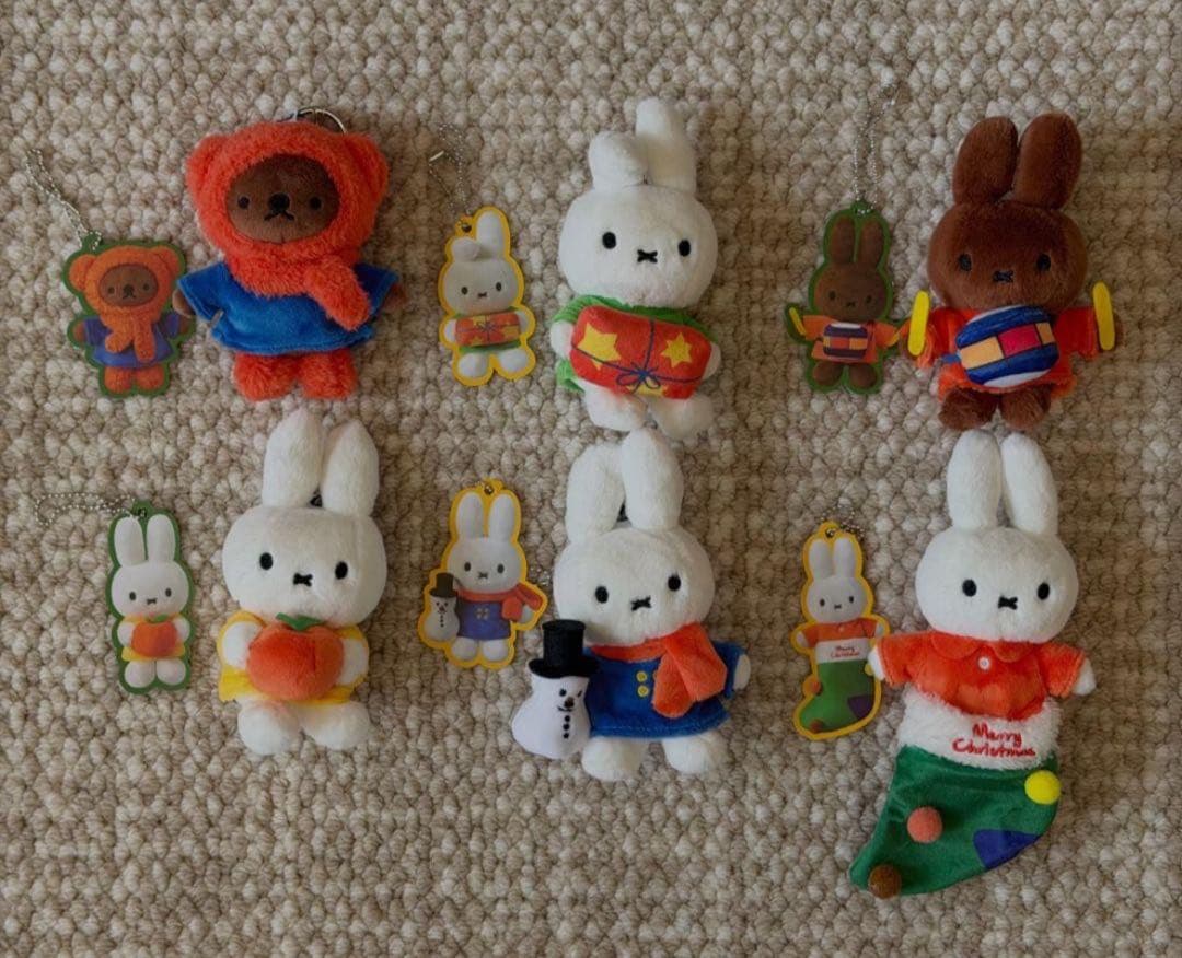 ミッフィー　miffy ぬいぐるみ　マスコット　クリスマスシリーズ　プレゼント
