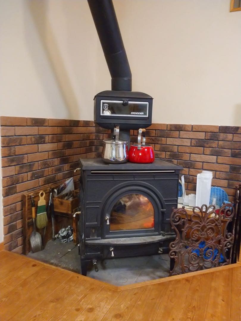 ERENDEMİR 薪ストーブ 煙突パイプ付き