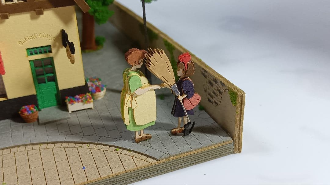 魔女の宅急便　さんけい　ペーパークラフト　ジブリ