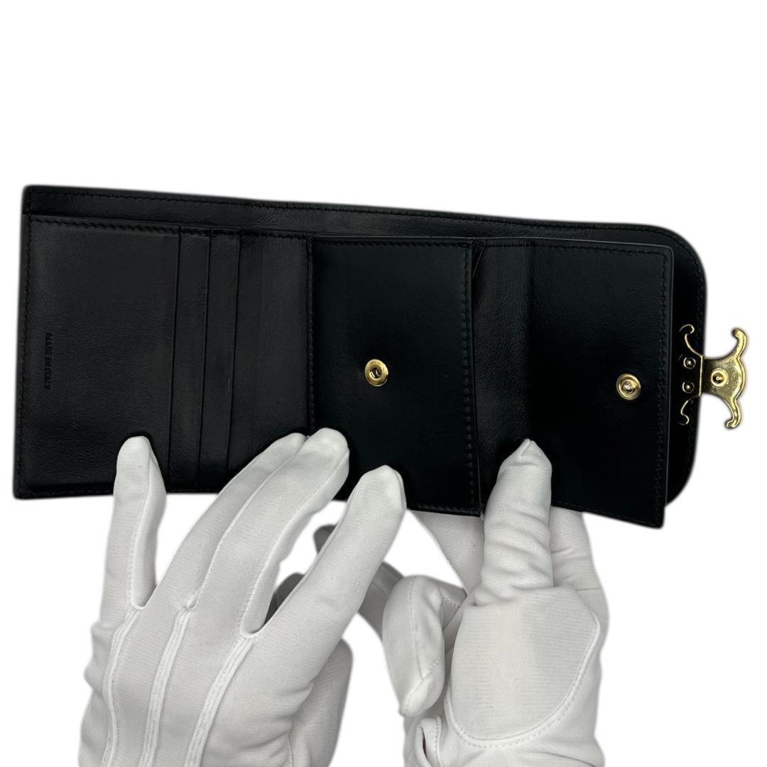 l*n様 CELINE(セリーヌ) 3つ折り スモール フラップウォレット トリ