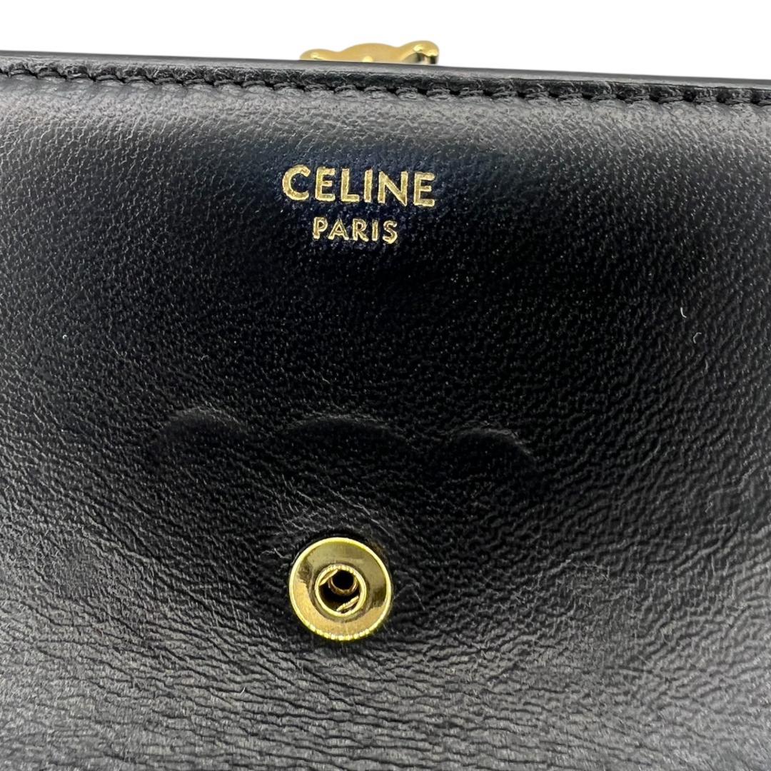 l*n様 CELINE(セリーヌ) 3つ折り スモール フラップウォレット トリ