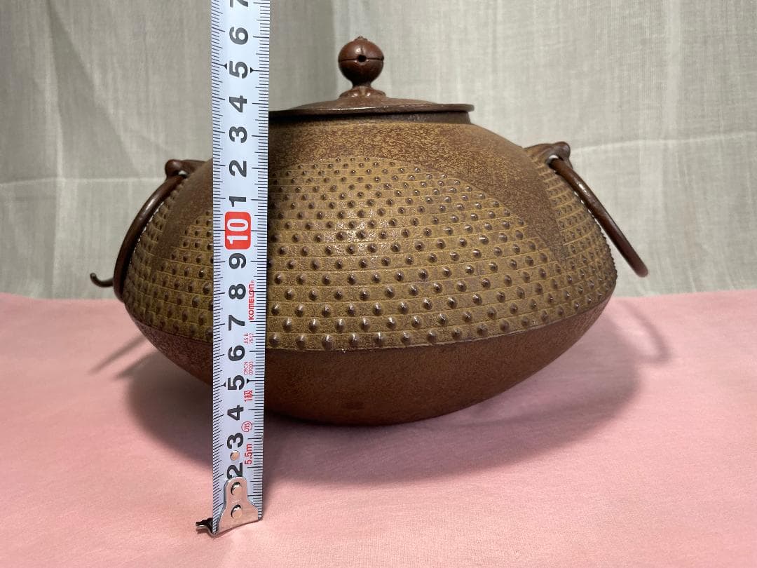 南部鉄瓶　南部鉄器　鉄瓶　湯沸かし　茶釜　南部三厳堂　ヴィンテージ