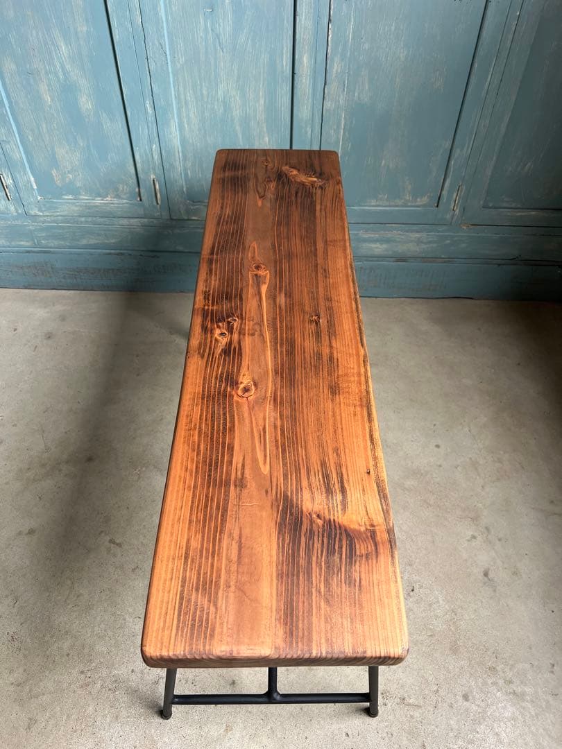 カフェ風べンチ　アイアンベンチ　ベンチ