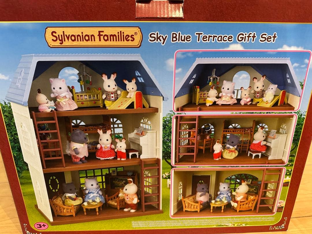シルバニア　Sky Blue Terrace Gift Set