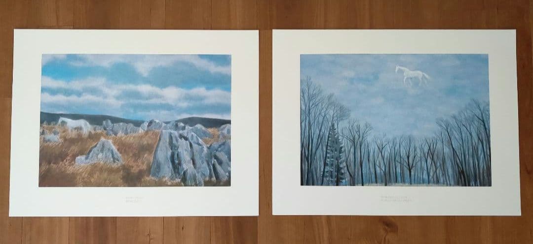 東山魁夷　作品集　白馬幻想