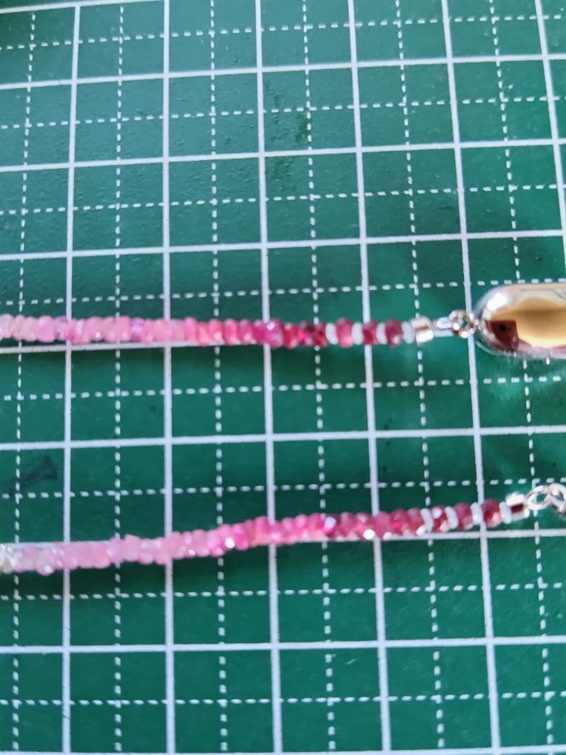 【鑑別書】ルビー(処理石) トップ付き、ルビーのネックレス